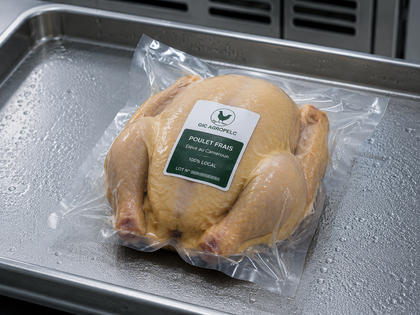 Poulet de chair frais